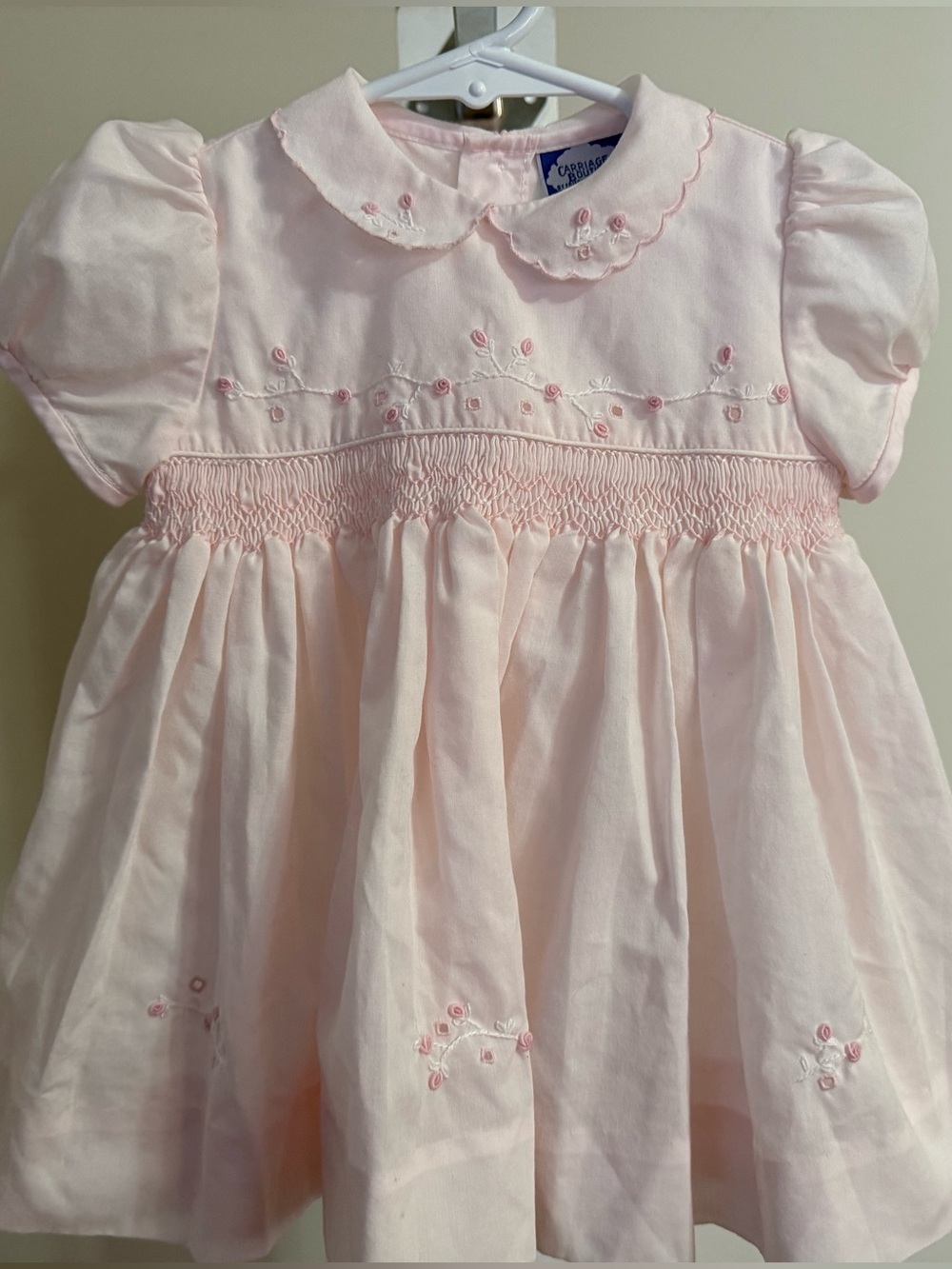 Carriage Boutiques Smocked & Embroidered Dress